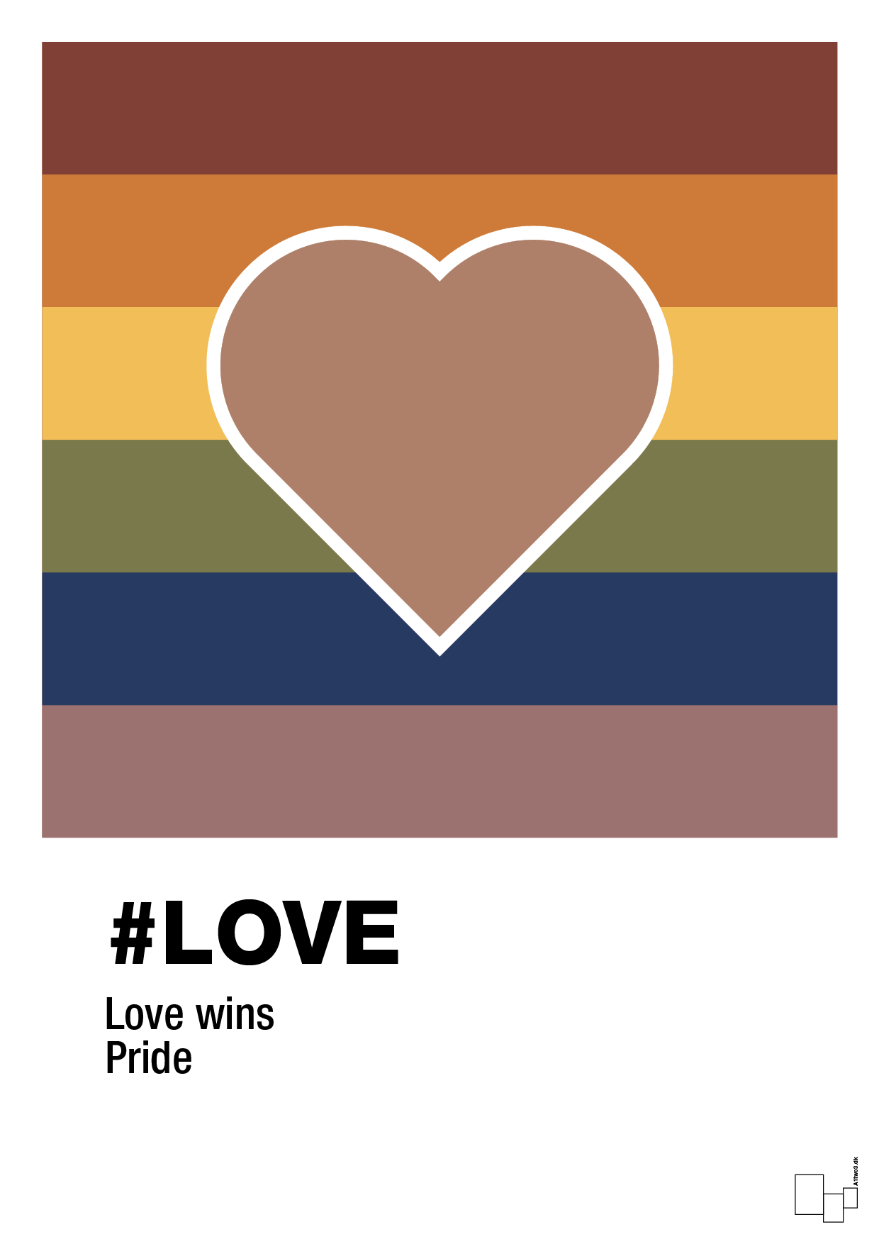 plakat: love - cider spice-LGBTQ-A1two3