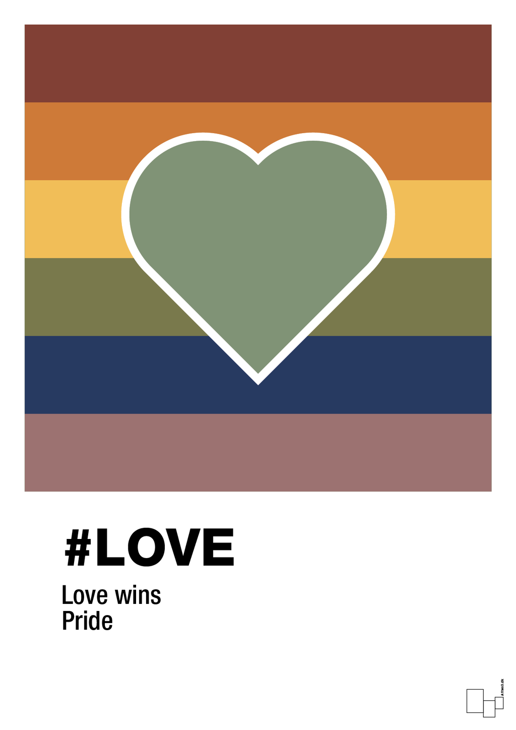plakat: love - jade-LGBTQ-A1two3