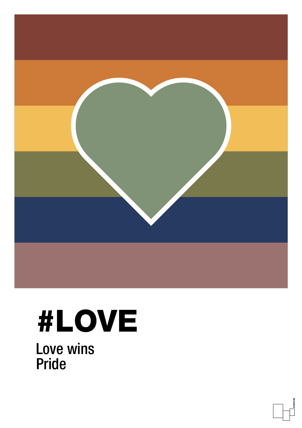 plakat: love - jade-LGBTQ-A1two3