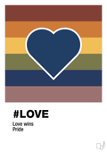 plakat: love - lapis blue-LGBTQ-A1two3