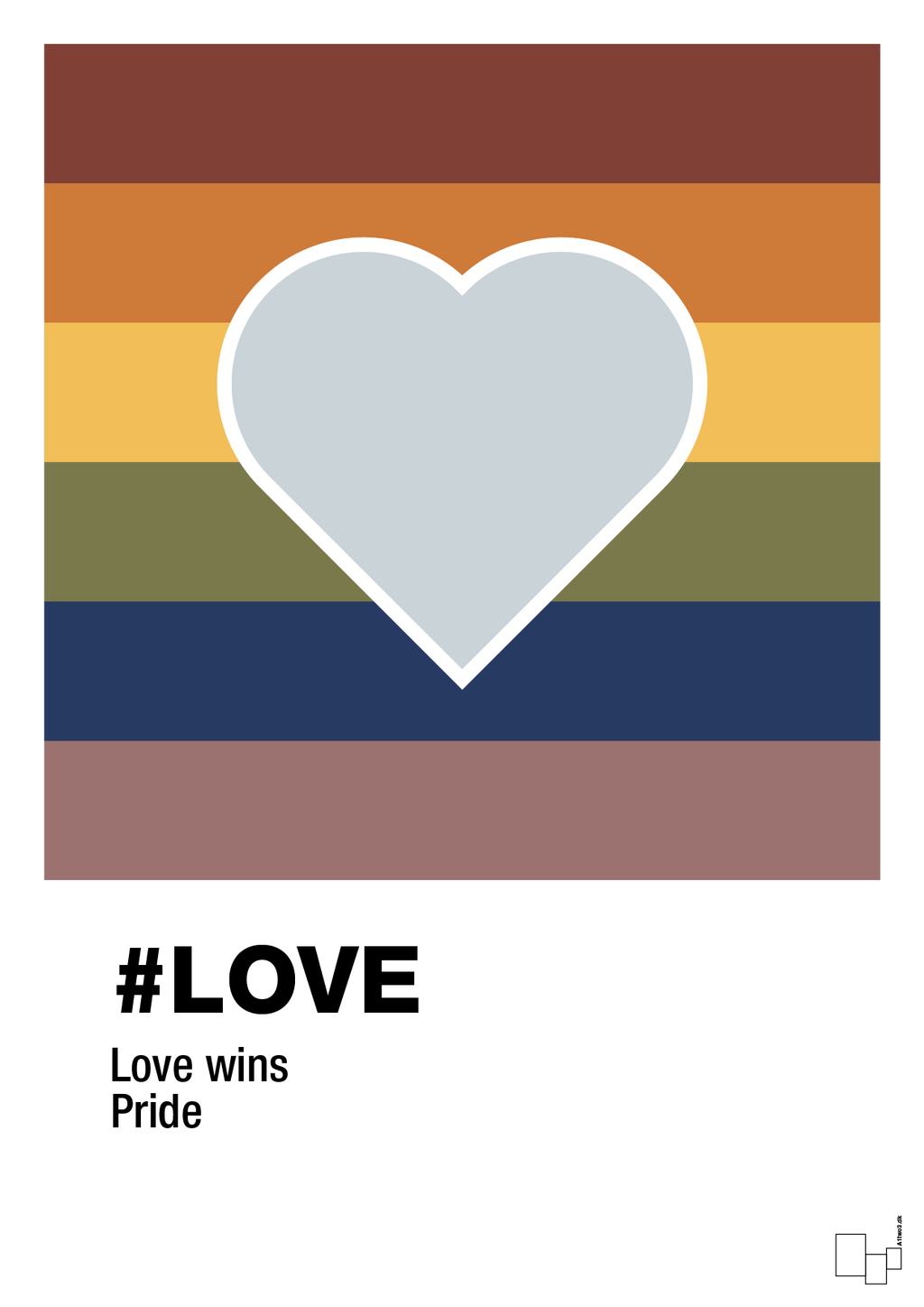 plakat: love - light drizzle-LGBTQ-A1two3
