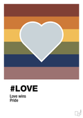 plakat: love - light drizzle-LGBTQ-A1two3