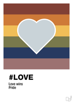 plakat: love - light drizzle-LGBTQ-A1two3