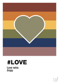 plakat: love - misty forrest-LGBTQ-A1two3