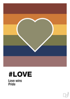 plakat: love - misty forrest-LGBTQ-A1two3