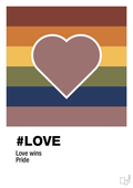 plakat: love - plum-LGBTQ-A1two3