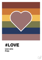 plakat: love - plum-LGBTQ-A1two3