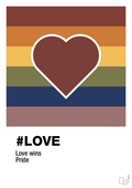 plakat: love - red pepper-LGBTQ-A1two3