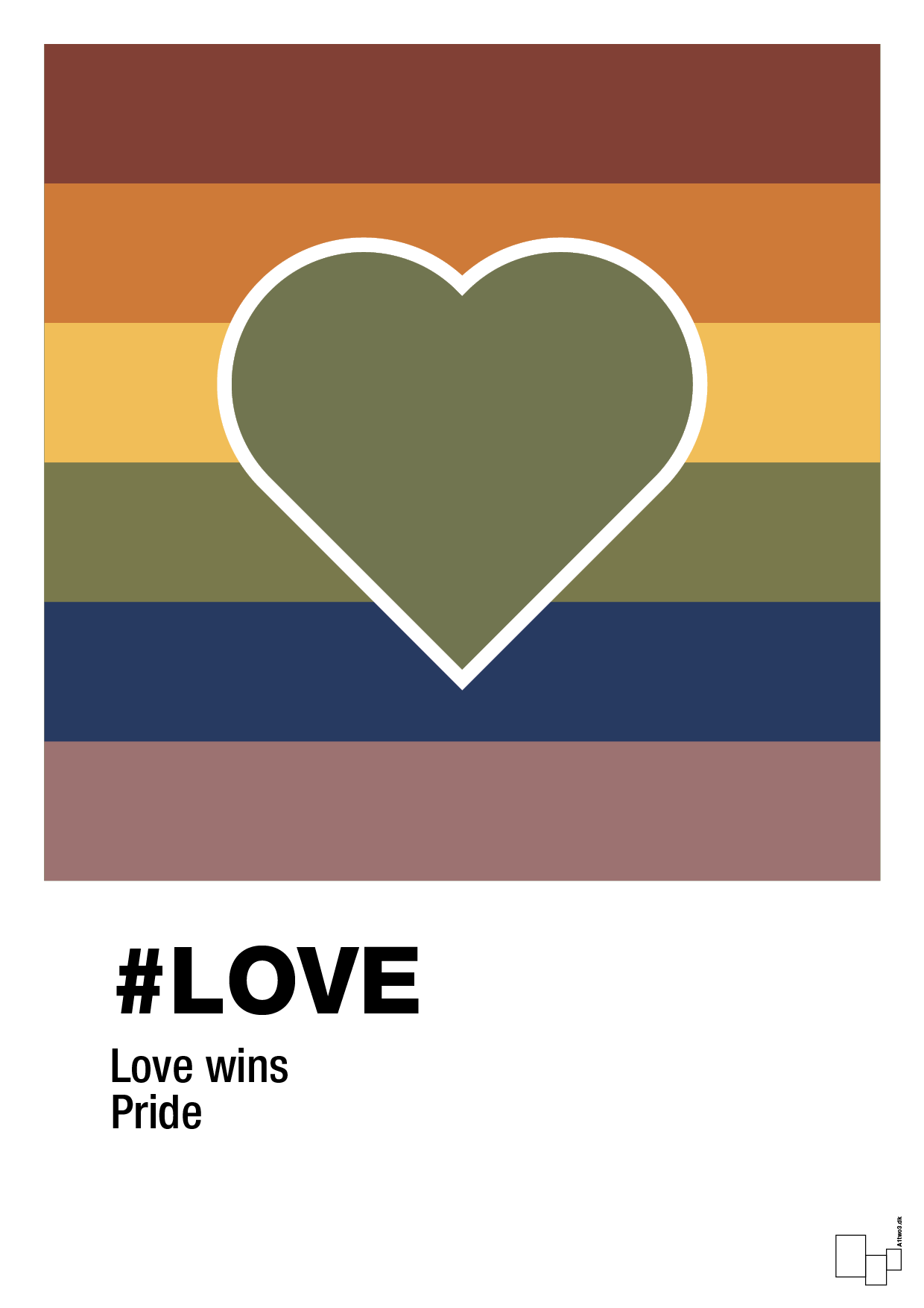 plakat: love - secret meadow-LGBTQ-A1two3