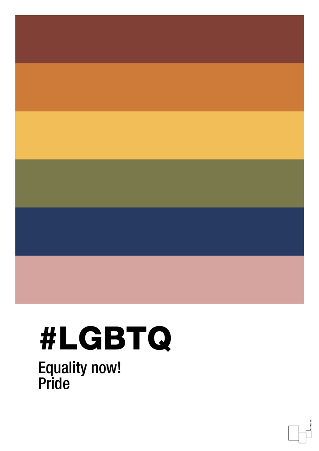 plakat: lgbtq - bubble shell-LGBTQ-A1two3