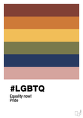 plakat: lgbtq - bubble shell-LGBTQ-A1two3