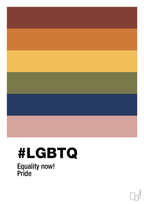 plakat: lgbtq - bubble shell-LGBTQ-A1two3