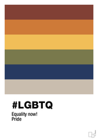 plakat: lgbtq - creamy mushroom-LGBTQ-A1two3
