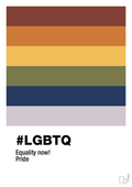 plakat: lgbtq - dusty lilac-LGBTQ-A1two3