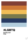 plakat: lgbtq - heavenly blue-LGBTQ-A1two3
