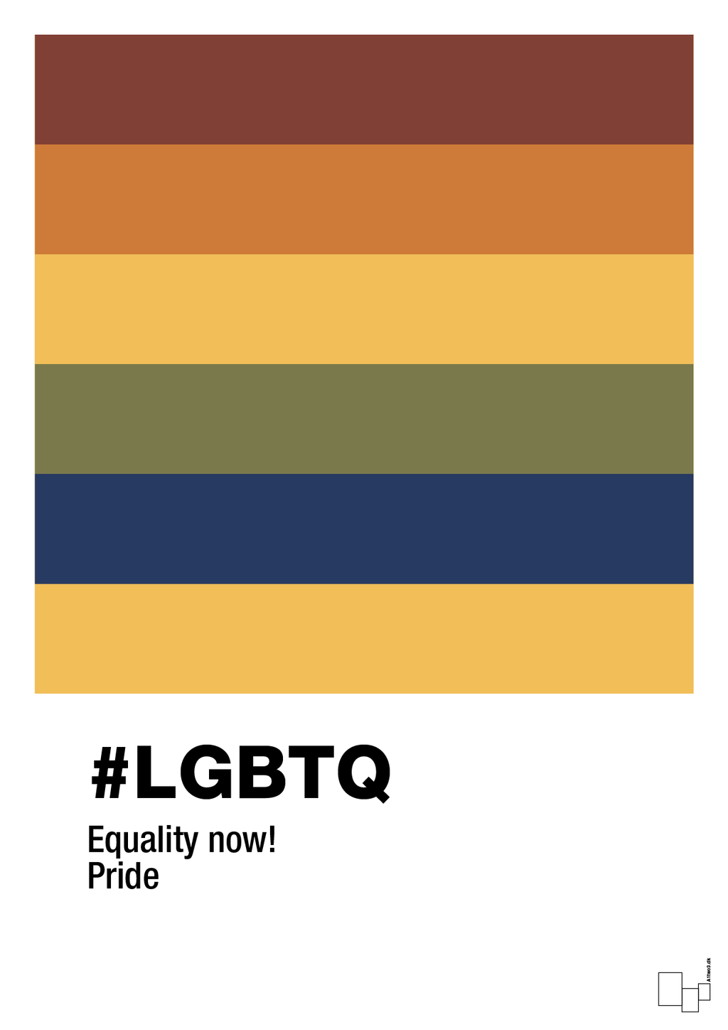 plakat: lgbtq - honeycomb-LGBTQ-A1two3