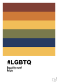 plakat: lgbtq - honeycomb-LGBTQ-A1two3