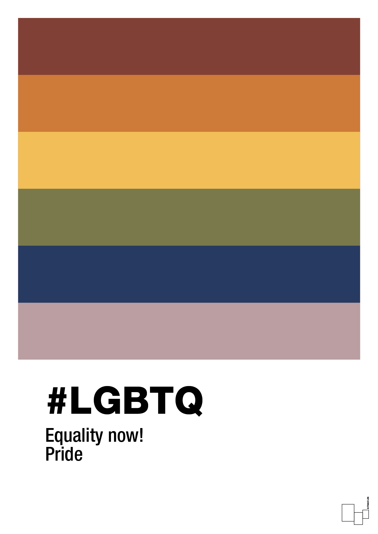 plakat: lgbtq - light rose-LGBTQ-A1two3