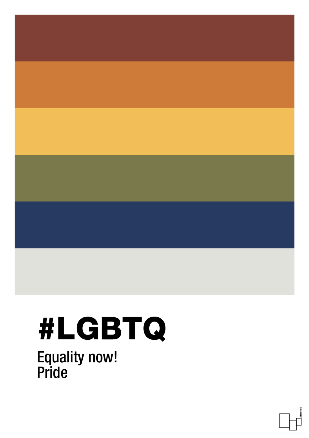 plakat: lgbtq - painters white-LGBTQ-A1two3