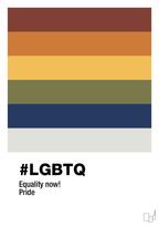plakat: lgbtq - painters white-LGBTQ-A1two3