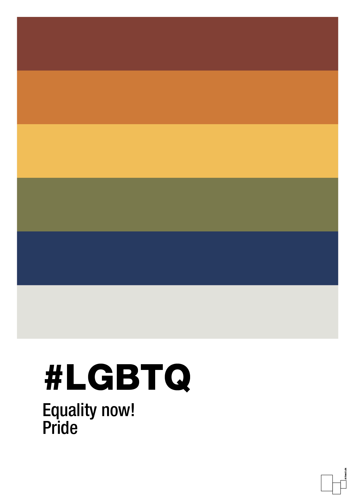 plakat: lgbtq - painters white-LGBTQ-A1two3