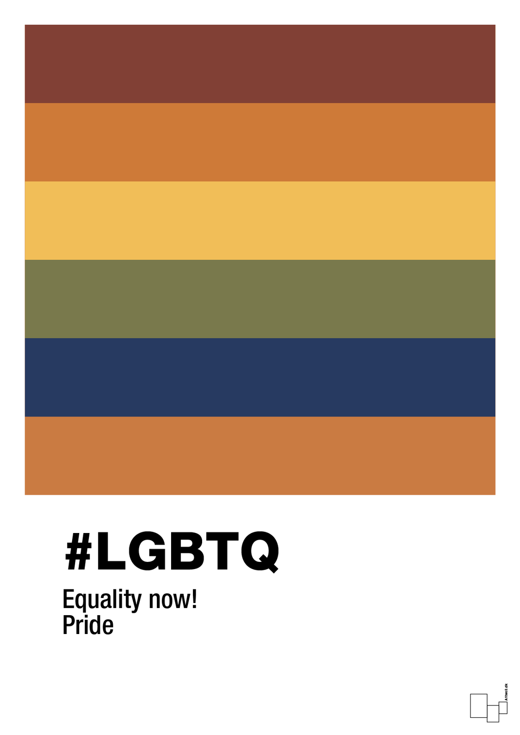 plakat: lgbtq - rumba orange-LGBTQ-A1two3