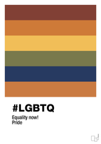 plakat: lgbtq - rumba orange-LGBTQ-A1two3