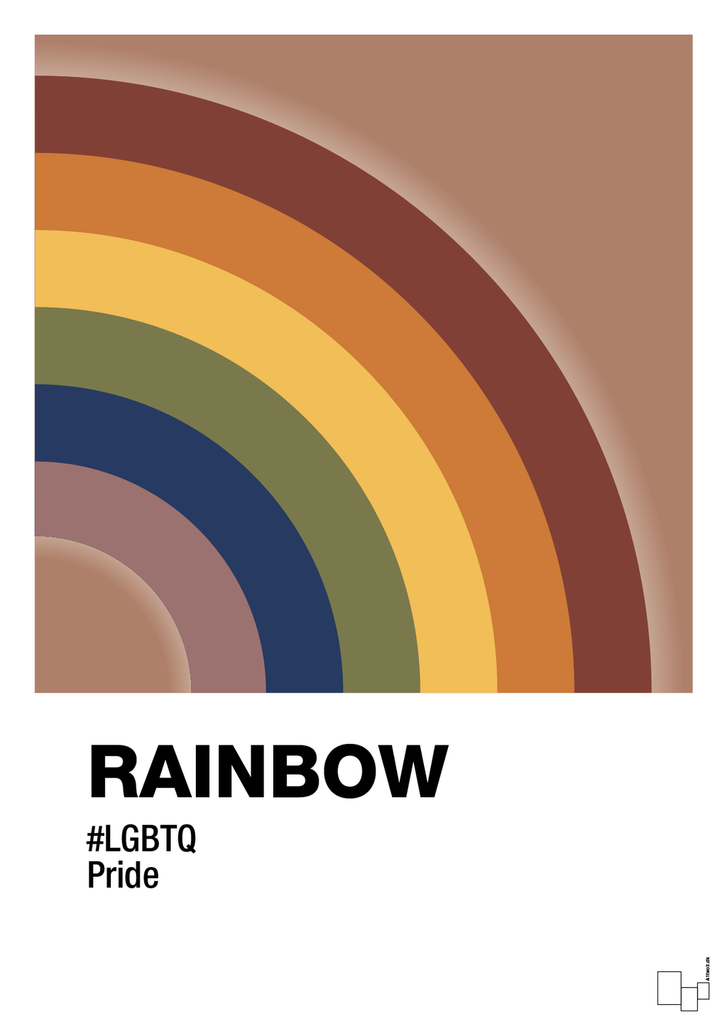 plakat: rainbow - cider spice-LGBTQ-A1two3