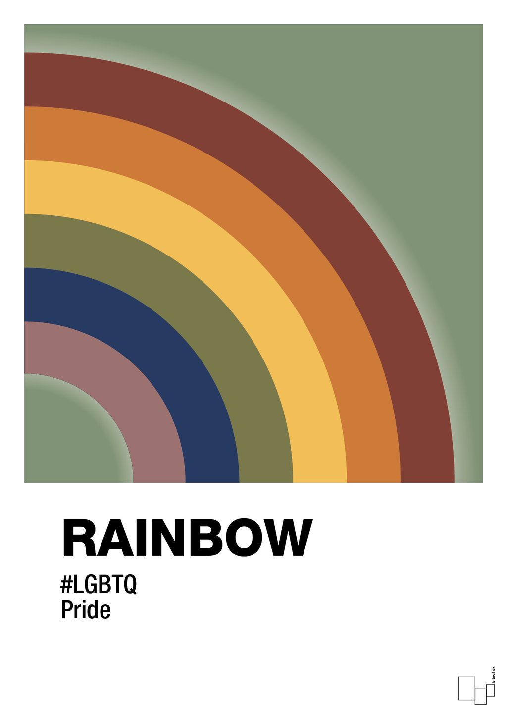 plakat: rainbow - jade-LGBTQ-A1two3
