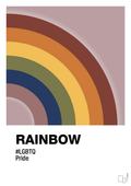 plakat: rainbow - light rose-LGBTQ-A1two3