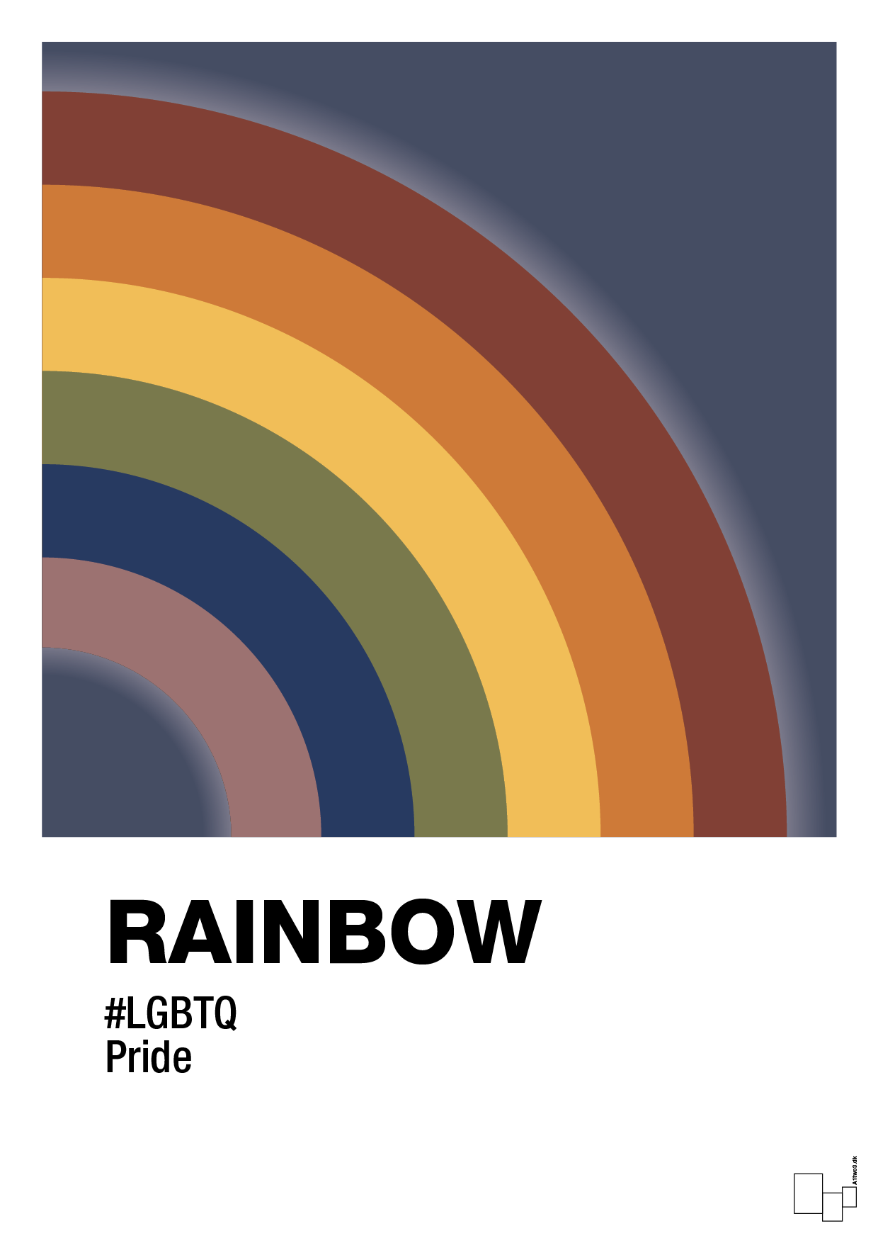 Rainbow - petrol-LGBTQ-A1two3
