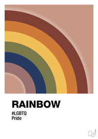 plakat: rainbow