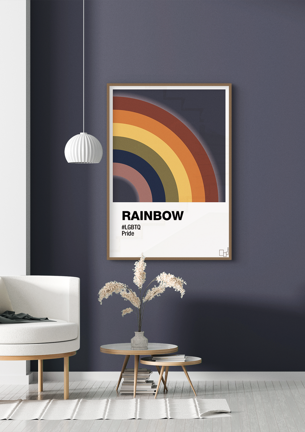 plakat: rainbow - rumba orange-LGBTQ-A1two3