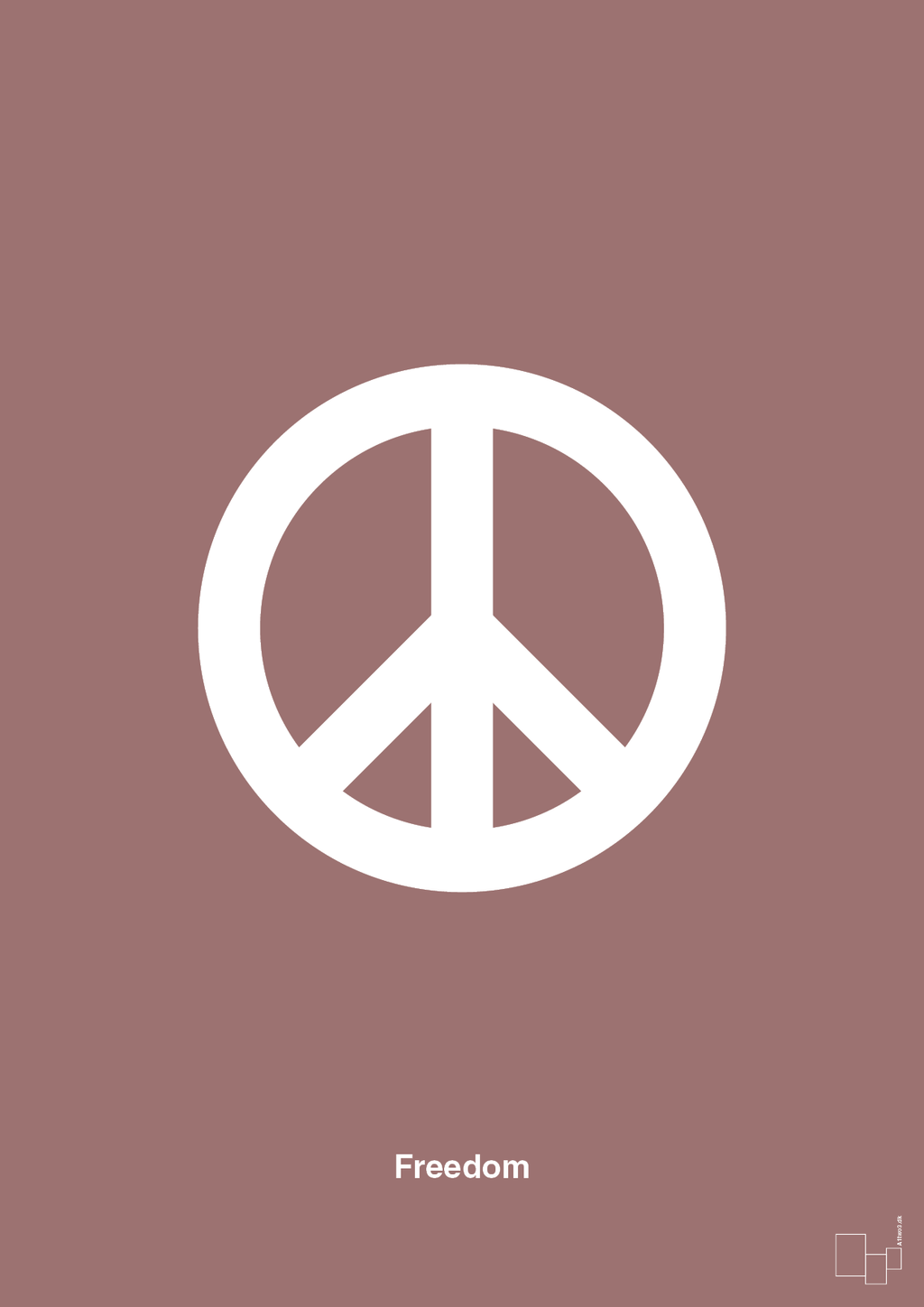 plakat: freedom - plum-LGBTQ-A1two3
