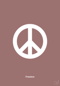 plakat: freedom - plum-LGBTQ-A1two3