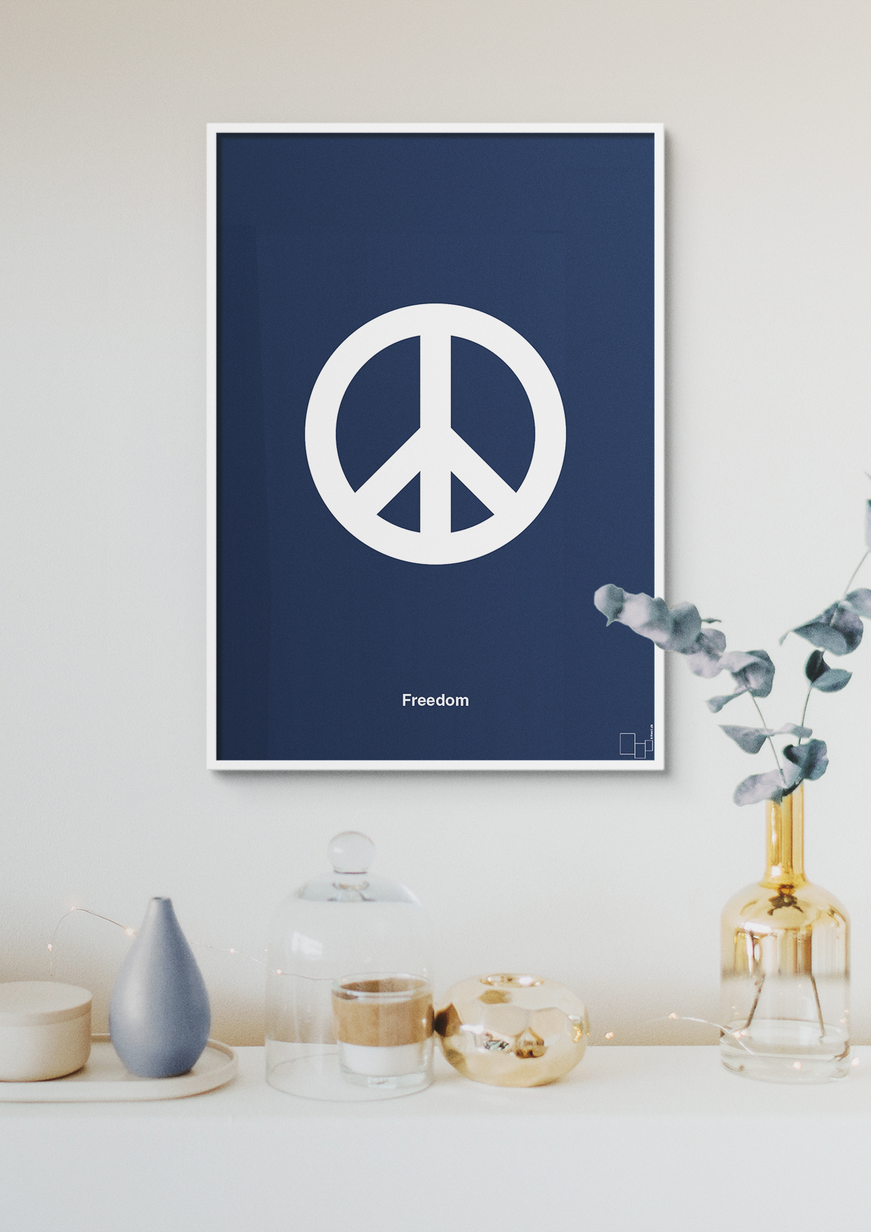 plakat: freedom - graphic charcoal-LGBTQ-A1two3