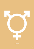 plakat: lgbtq symbol - charismatic-Symboler-A1two3