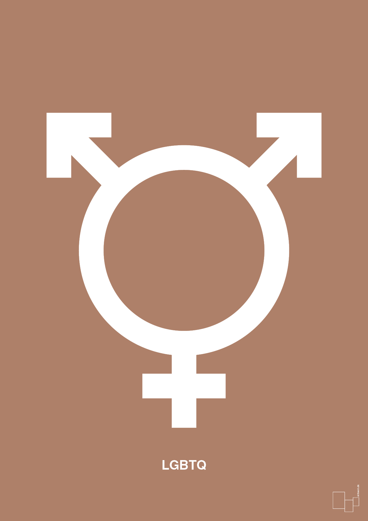 plakat: lgbtq symbol - cider spice-Symboler-A1two3