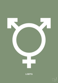 plakat: lgbtq symbol - jade-Symboler-A1two3