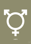 plakat: lgbtq symbol - misty forrest-Symboler-A1two3