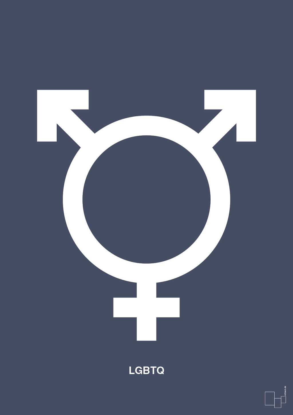 Lgbtq symbol - petrol-Symboler-A1two3