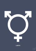 Lgbtq symbol - petrol-Symboler-A1two3