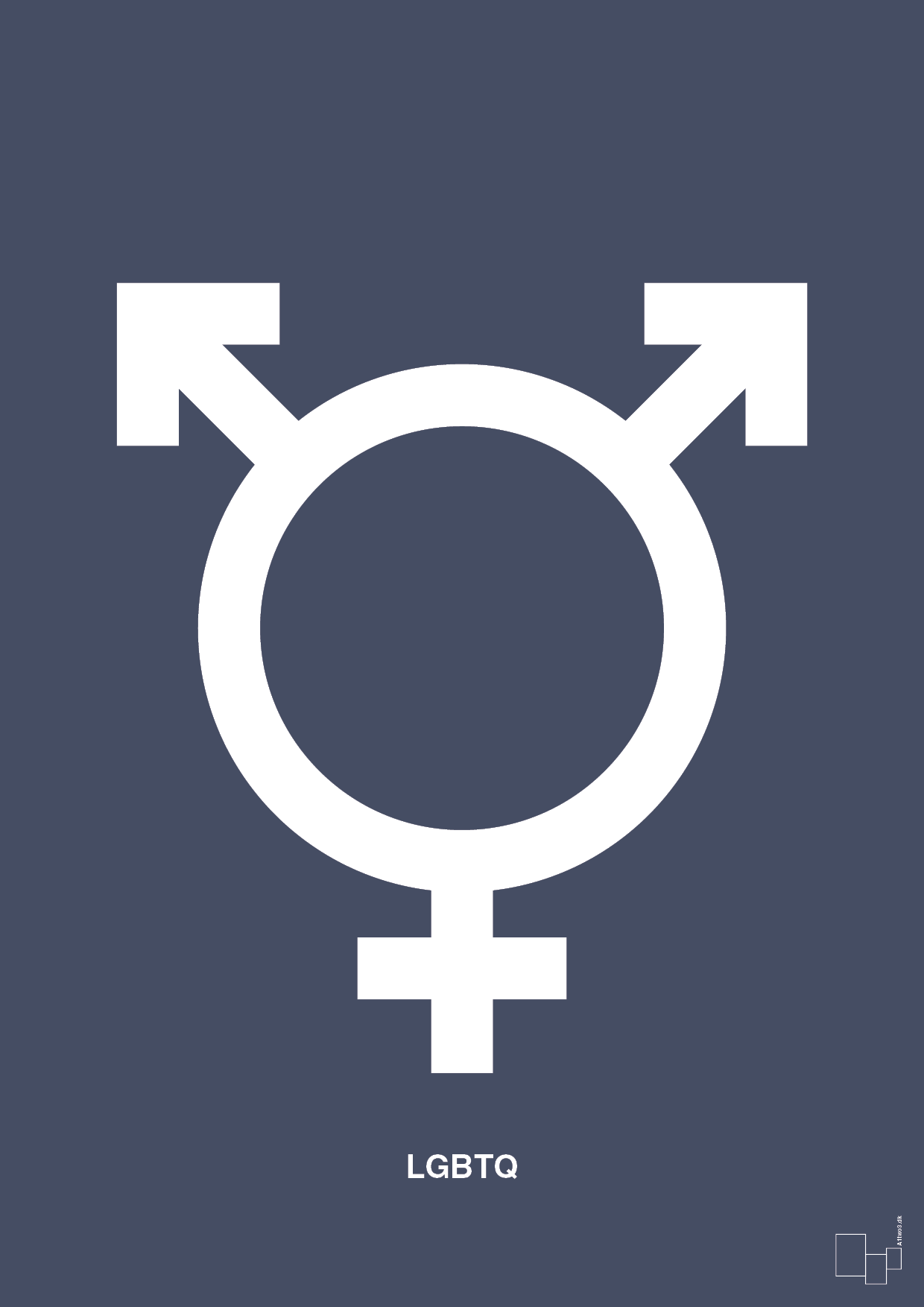 Lgbtq symbol - petrol-Symboler-A1two3