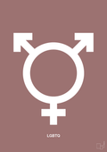 plakat: lgbtq symbol - plum-Symboler-A1two3