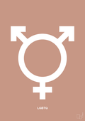 plakat: lgbtq symbol - powder-Symboler-A1two3