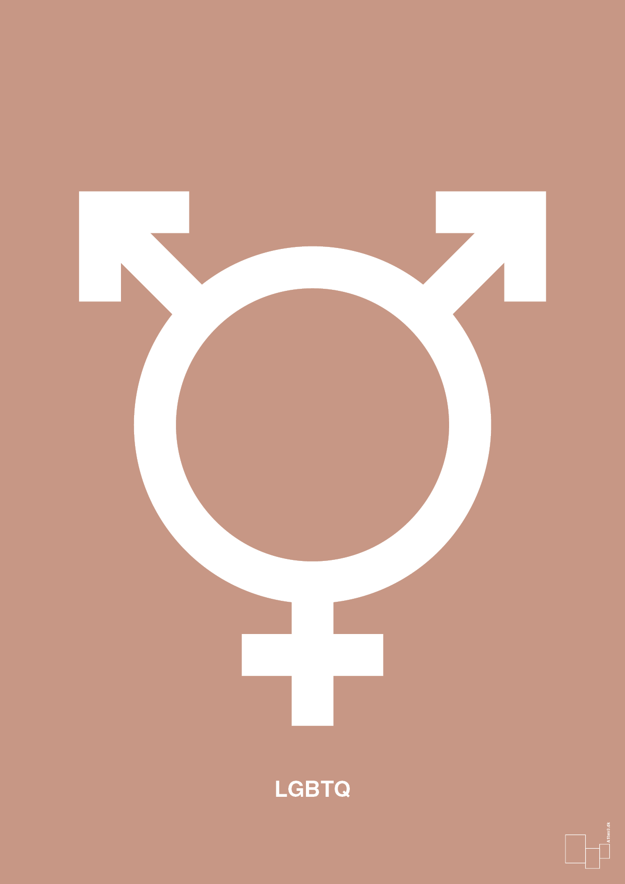 plakat: lgbtq symbol - powder-Symboler-A1two3