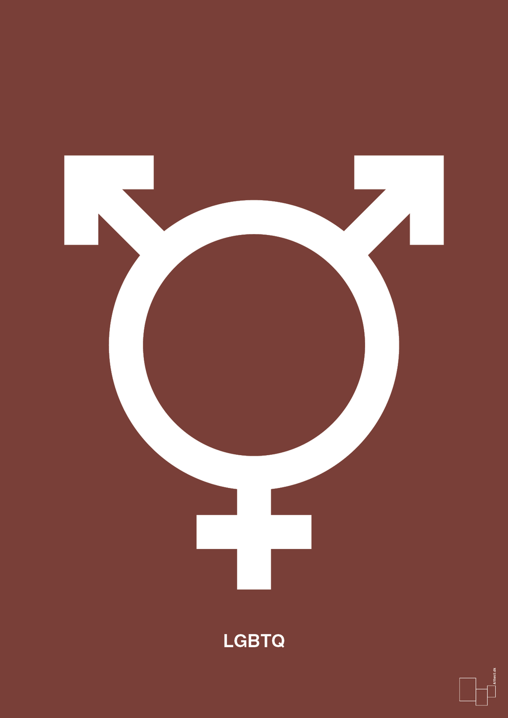 plakat: lgbtq symbol - red pepper-Symboler-A1two3