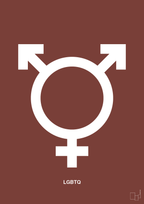 plakat: lgbtq symbol - red pepper-Symboler-A1two3