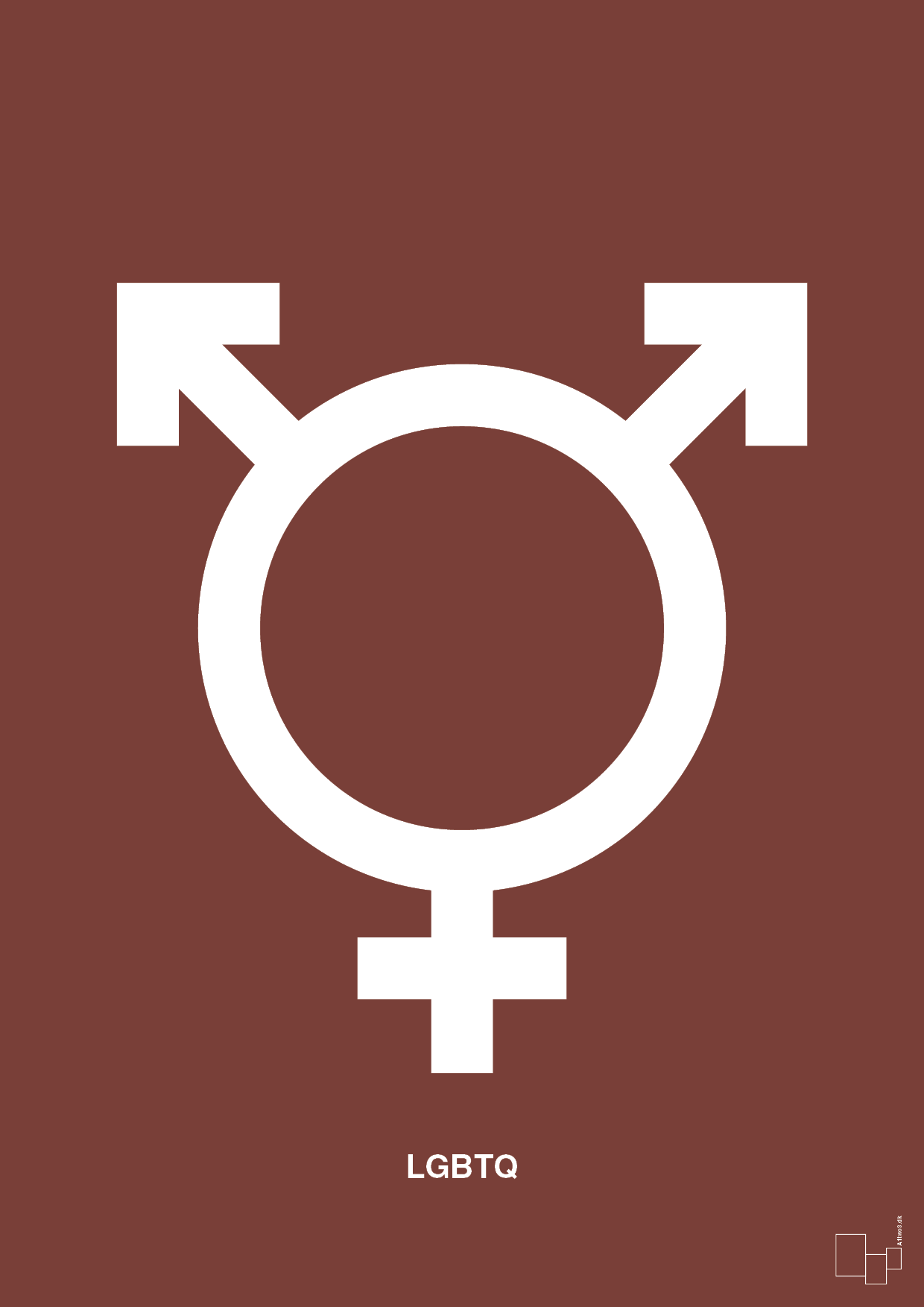 plakat: lgbtq symbol - red pepper-Symboler-A1two3