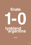plakat: resultat for fodbold vm finalen i 2014 - cider spice-Fodbold-A1two3
